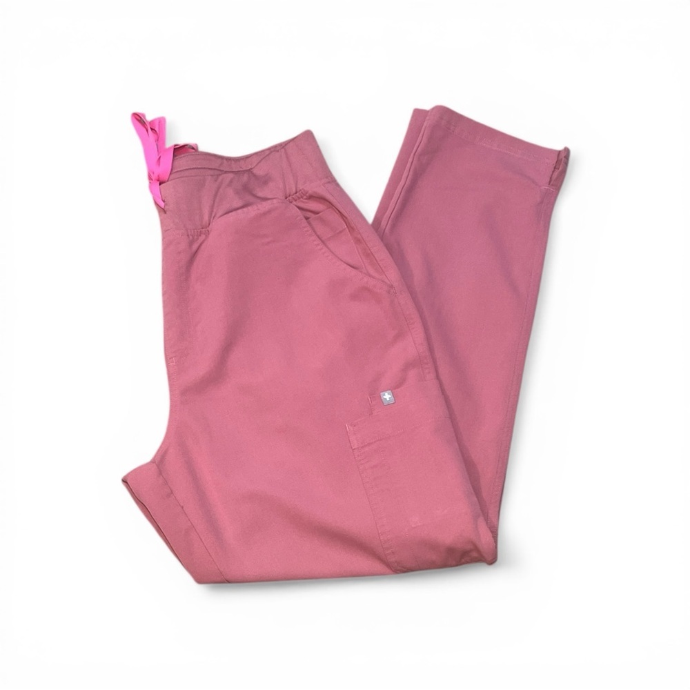 Figs Yola Skinny Scrub Pants Quartz Pink - Picture 2 of 9